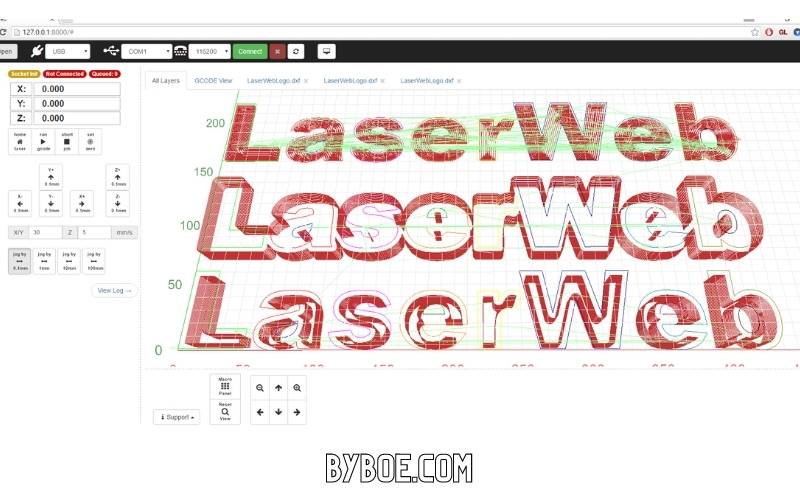 What is the best software for laser engraving LaserWeb 4