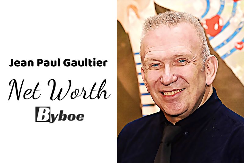 Jean-Paul Gaultier Net Worth