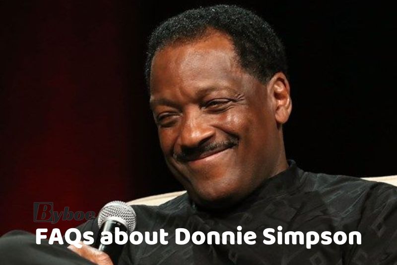 FAQs about Donnie Simpson