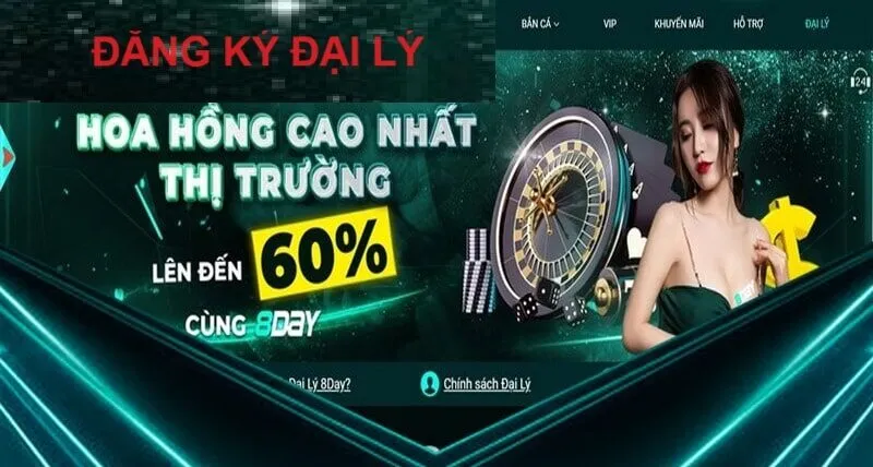 Trở thành cộng sự của 8Day sẽ được nhận hoa hồng hấp dẫn